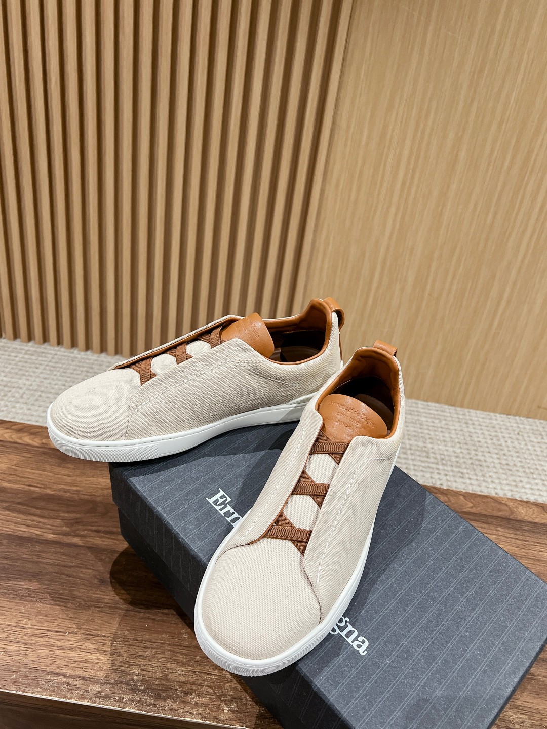 Ermenegildo Zegna Sustainable Wool Triple Stitch Sneakers – Genia/ZEGNA XXX Series - 图片 4