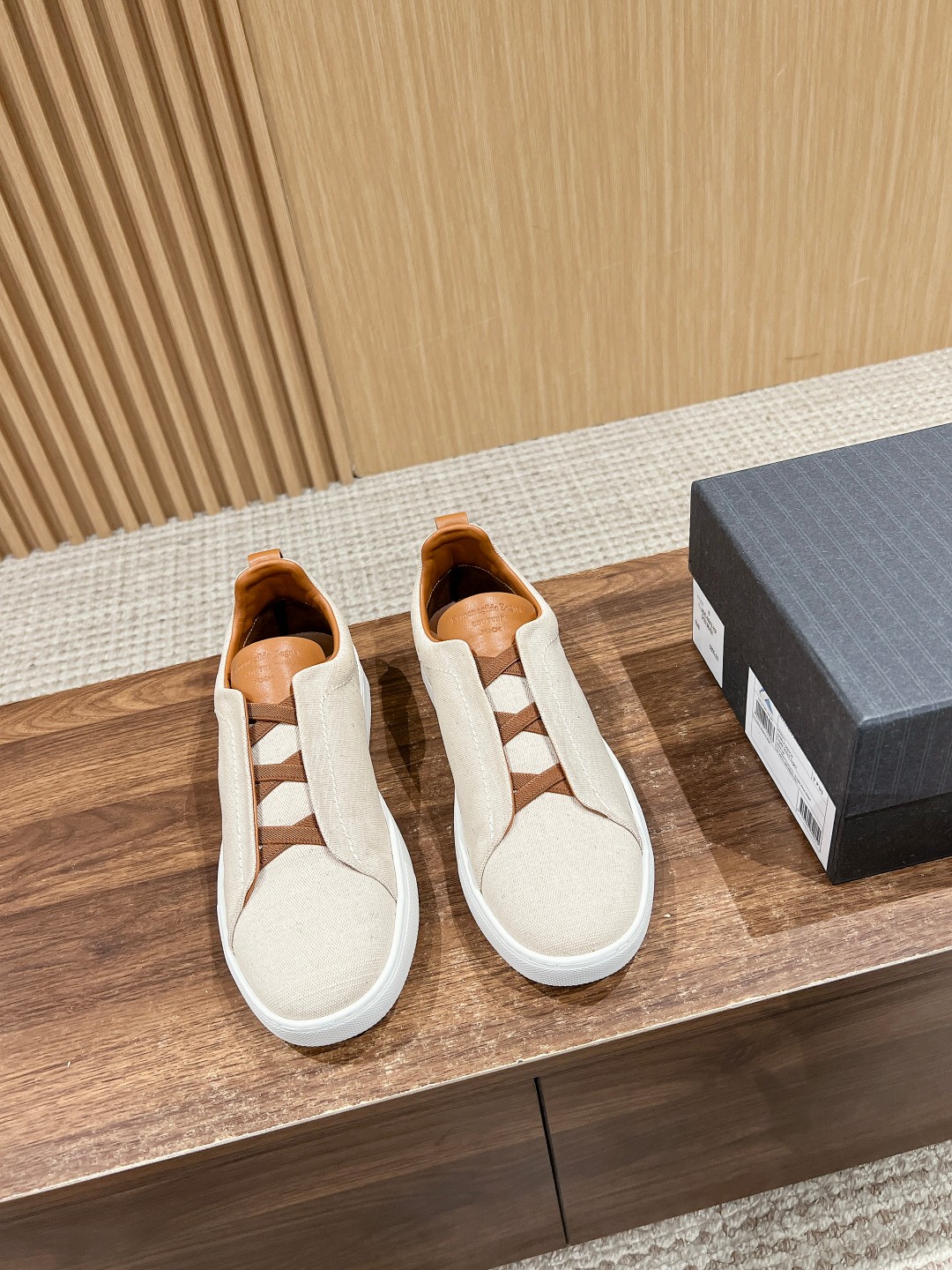 Ermenegildo Zegna Sustainable Wool Triple Stitch Sneakers – Genia/ZEGNA XXX Series - 图片 1