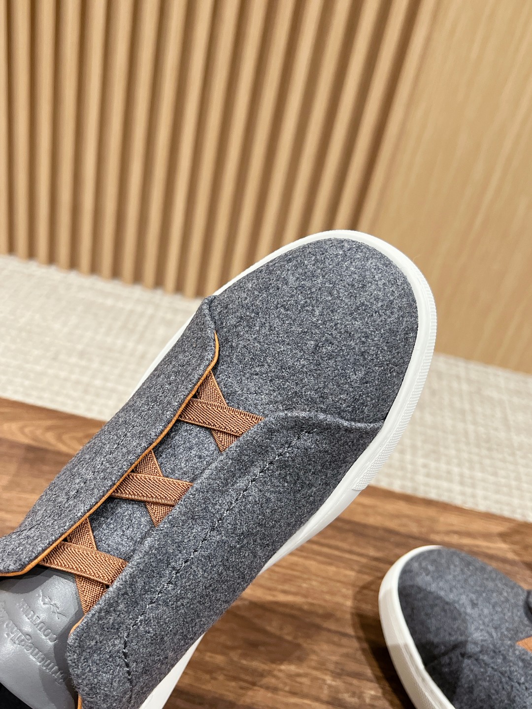 Ermenegildo Zegna Sustainable Wool Triple Stitch Sneakers with Regenerative Materials - 图片 6