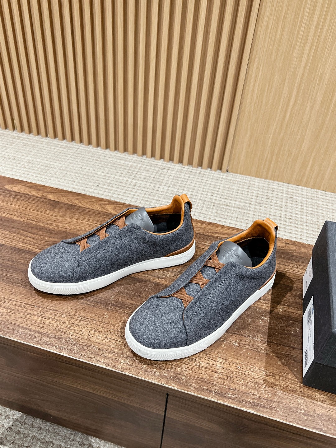 Ermenegildo Zegna Sustainable Wool Triple Stitch Sneakers with Regenerative Materials - 图片 2
