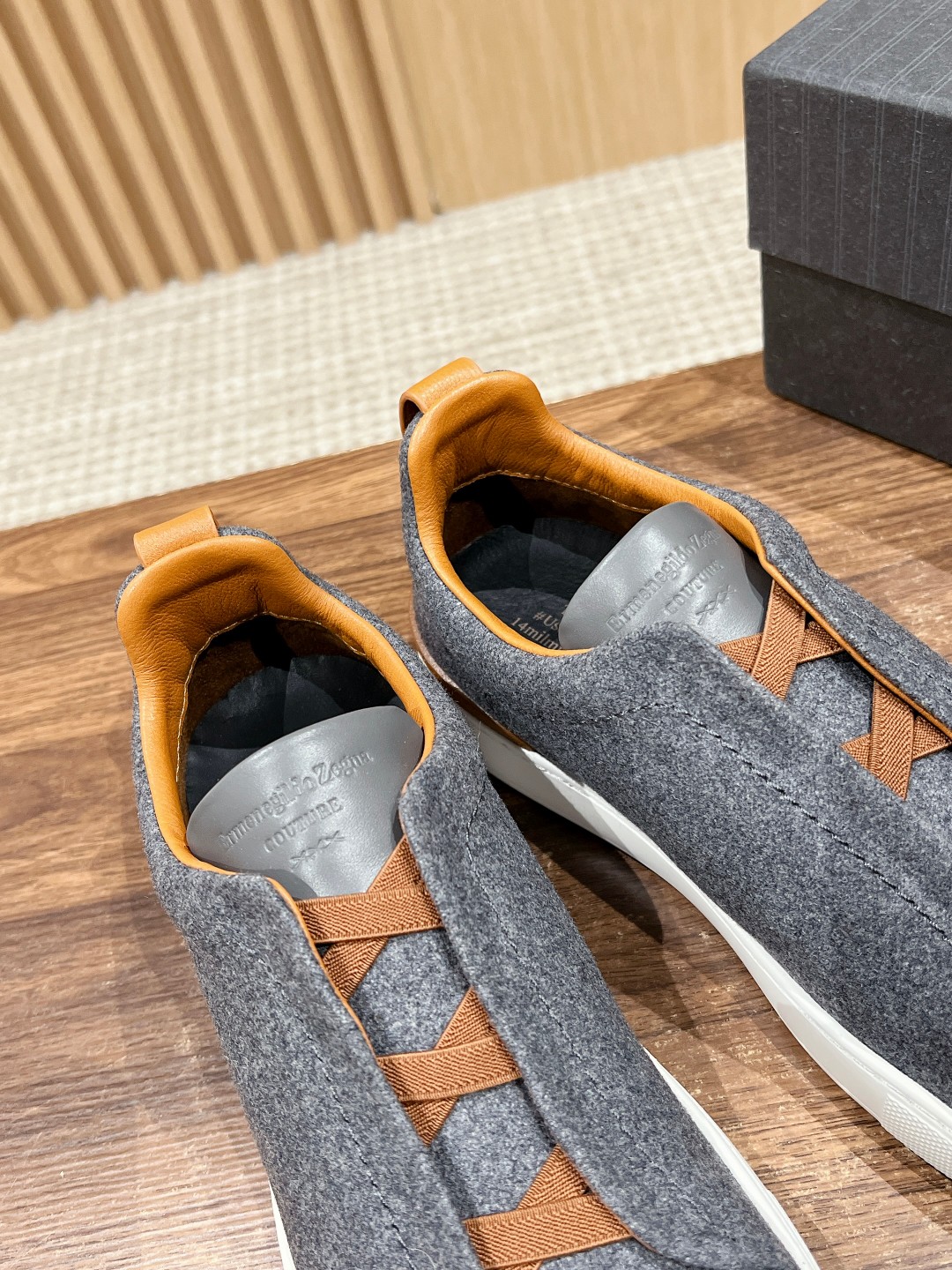 Ermenegildo Zegna Sustainable Wool Triple Stitch Sneakers with Regenerative Materials - 图片 7