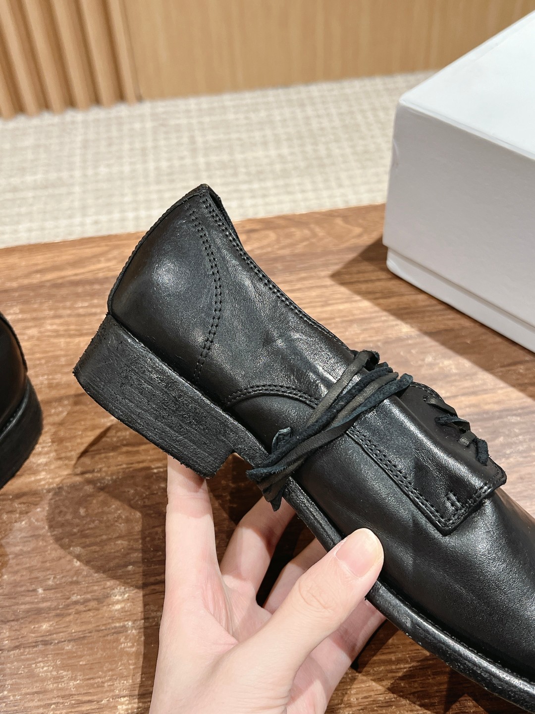 #Handmade Chelsea Shoes: Unique, Retro Style with Natural Aging Effects# - 图片 8