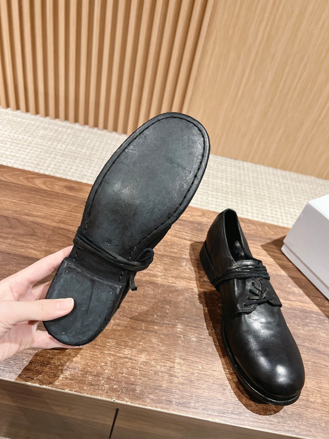 #Handmade Chelsea Shoes: Unique, Retro Style with Natural Aging Effects# - 图片 9