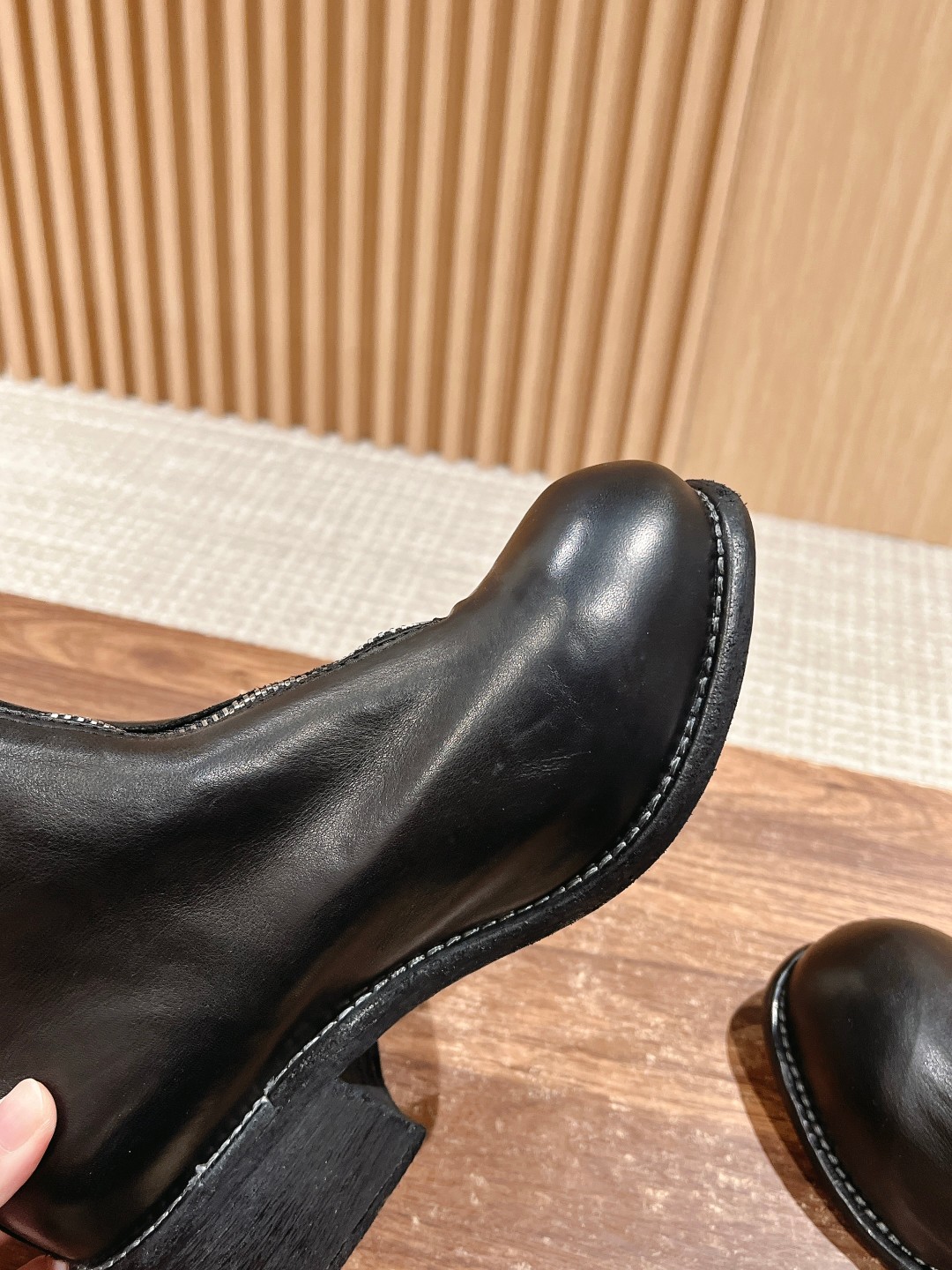 Unique Handmade Shoes: Guidi #Guetti Chelsea Wrinkles Rehabilitation - 图片 6