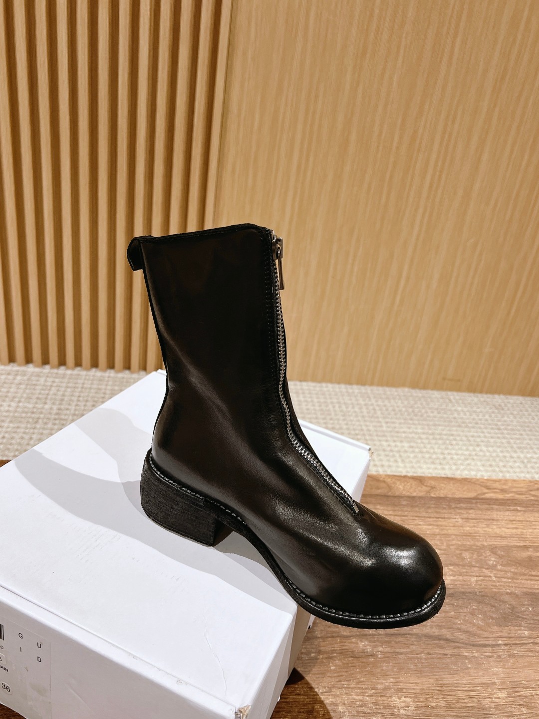 Unique Handmade Shoes: Guidi #Guetti Chelsea Wrinkles Rehabilitation - 图片 3
