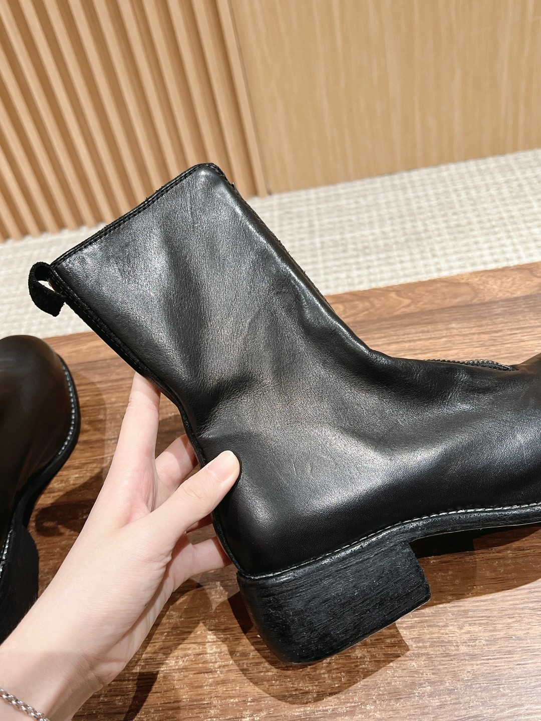 Unique Handmade Shoes: Guidi #Guetti Chelsea Wrinkles Rehabilitation - 图片 7