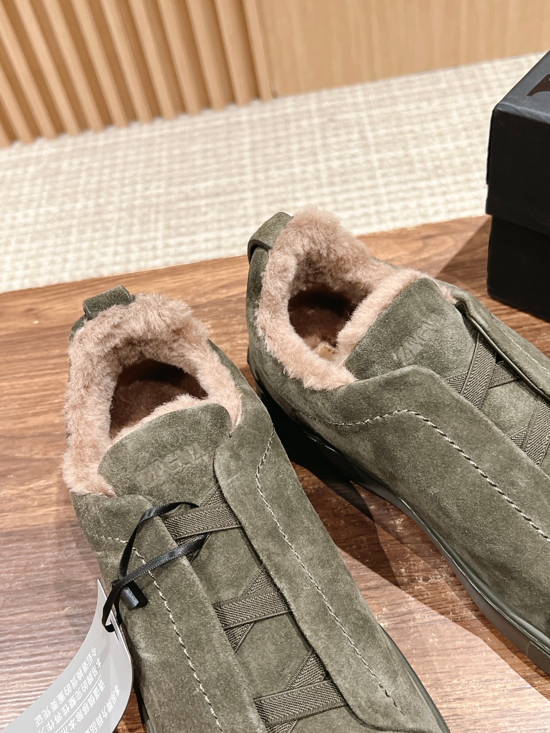 Ermenegildo Zegna Leather Sneakers with Triple StitchTM Detail and Rubber Soles - 图片 6