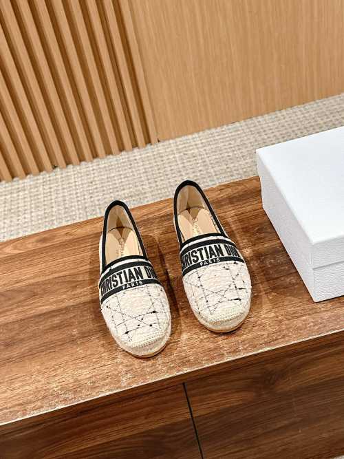 Dior Granville Espadrille Flats: Embroidered Canvas, Comfortable & Stylish 1 Dior Granville Espadrille Flats: Embroidered Canvas, Comfortable & Stylish