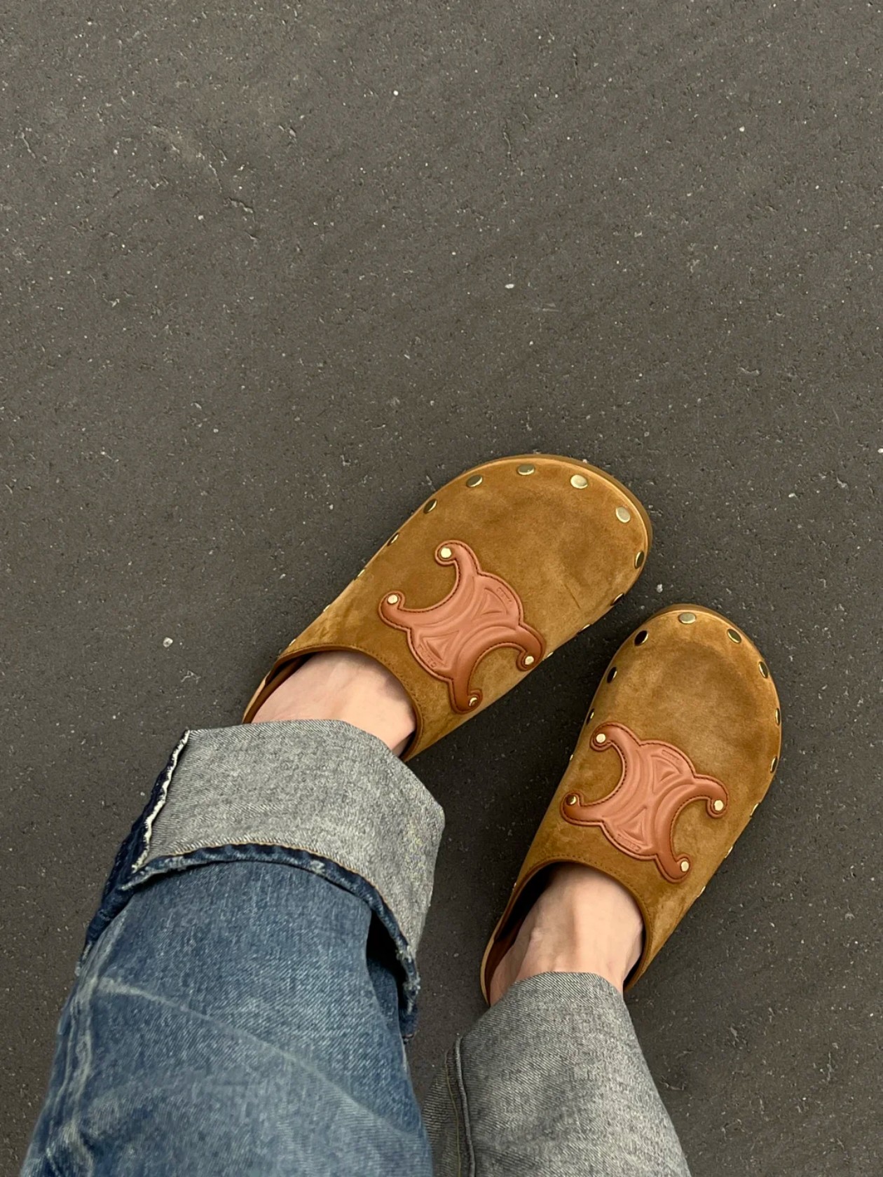 NO:259181,Refer to # on foot picture, half drag19860909上脚图参考#,半拖,Women's Shoes