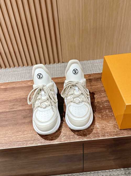 Louis Vuitton Archlight White Leather Sneakers Comfortable Lightweight Shoes 1 Louis Vuitton Archlight White Leather Sneakers Comfortable Lightweight Shoes