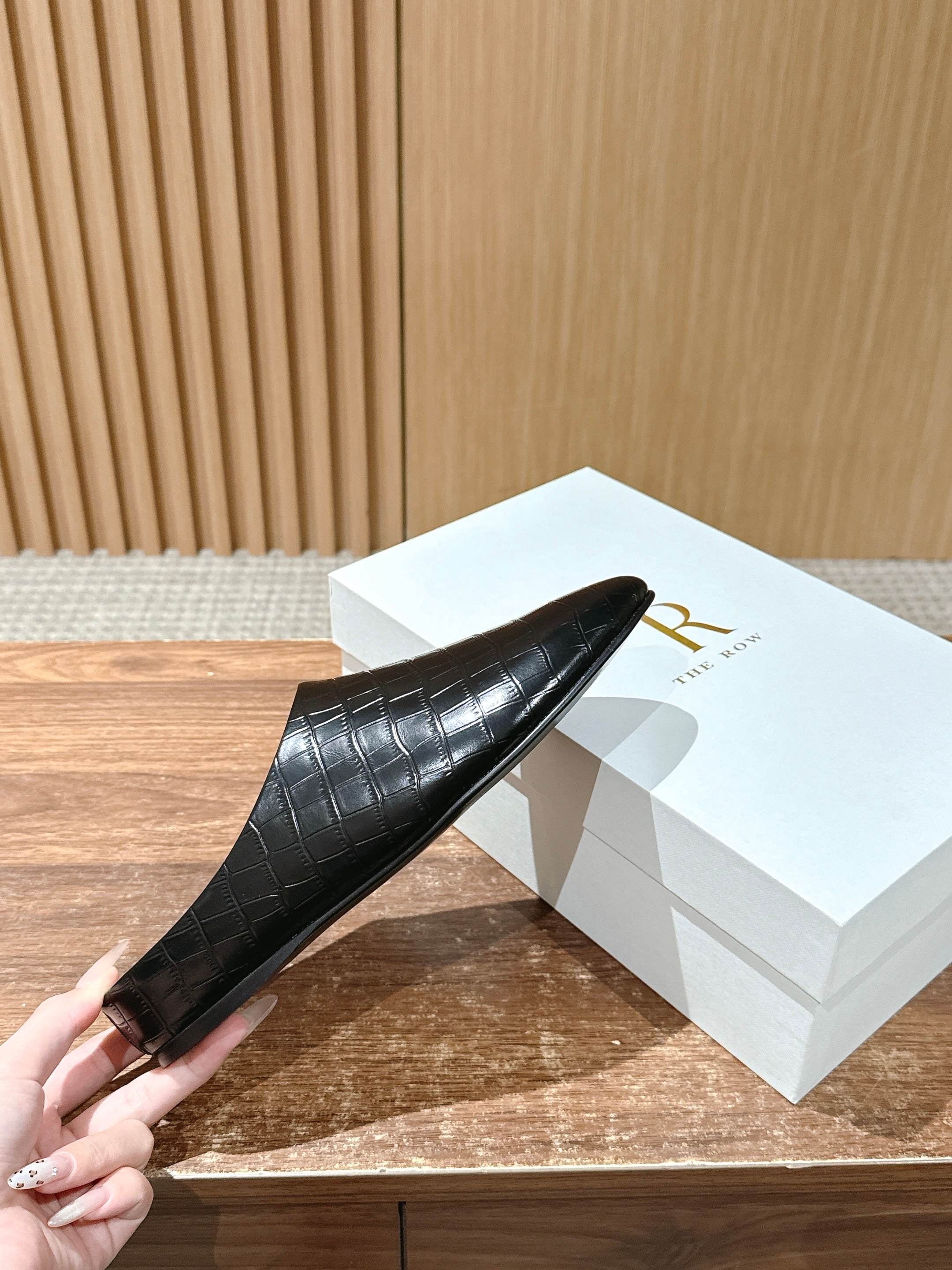 Stylish Cow Skin Timul Slippers: High-Quality Imported Calf Skin, Simple and Beautiful - 图片 5