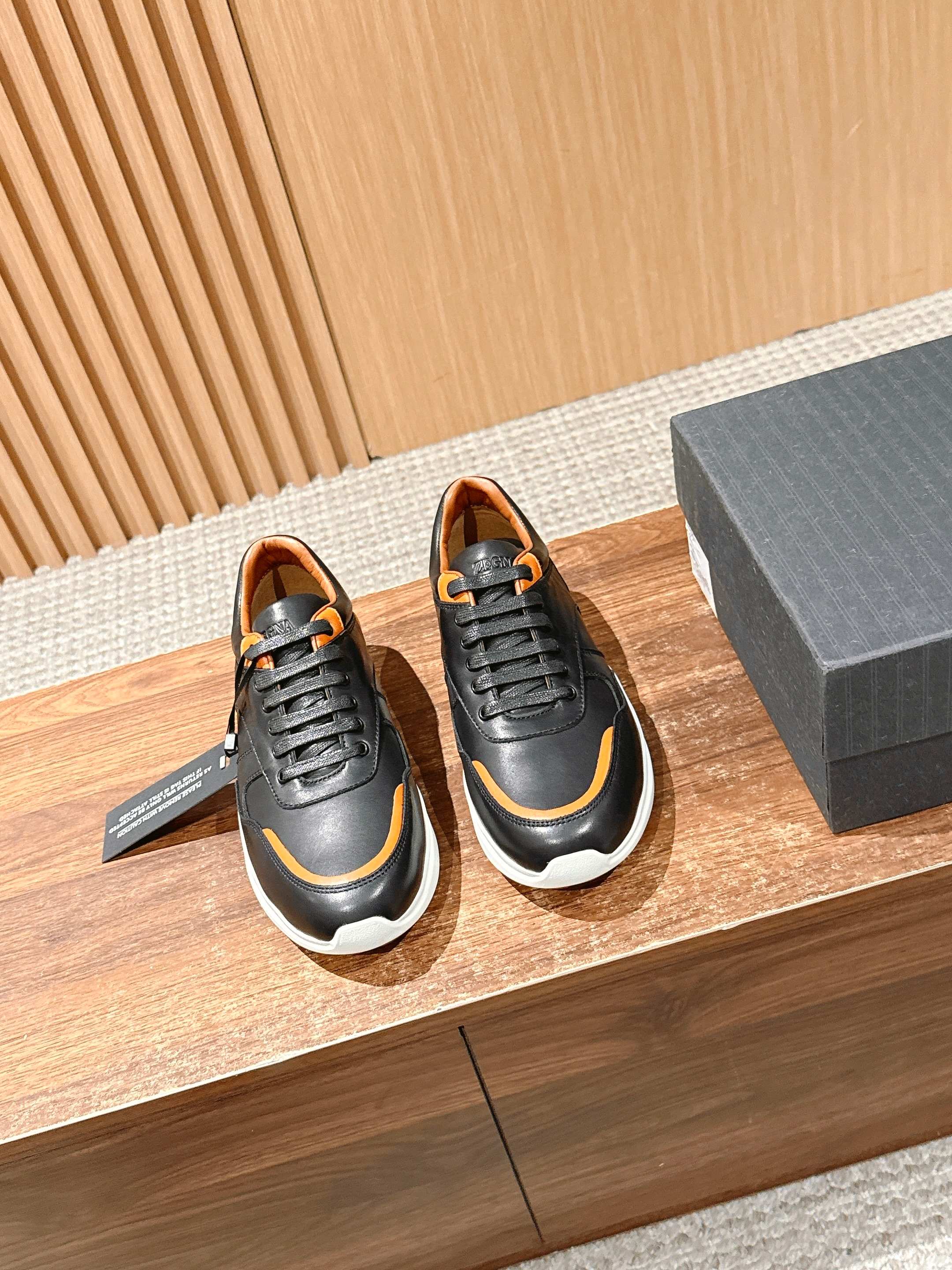 Ermenegildo Zegna Genia Milano Sports Shoes: Modern, Stylish, and Versatile. - 图片 1