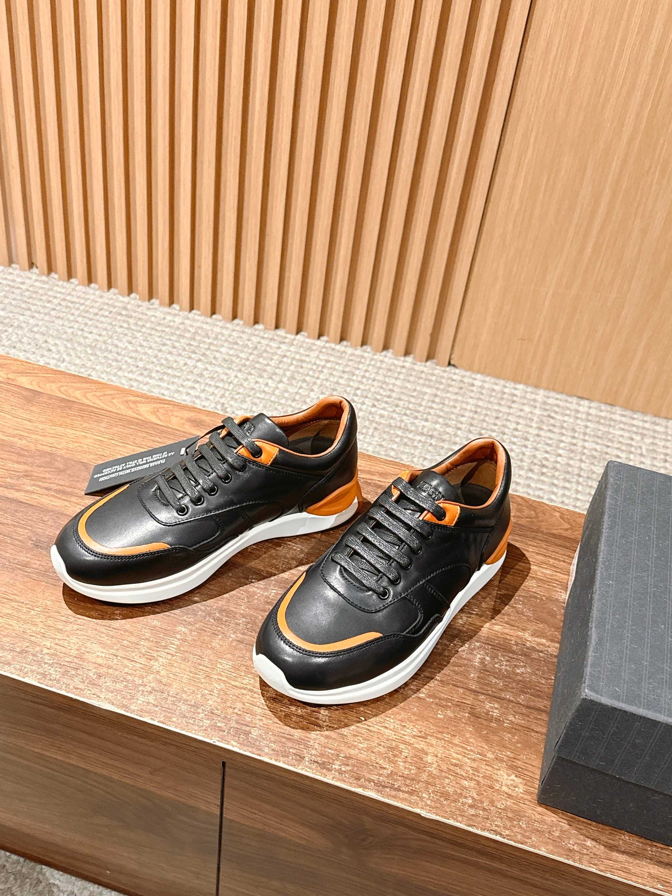 Ermenegildo Zegna Genia Milano Sports Shoes: Modern, Stylish, and Versatile. - 图片 2