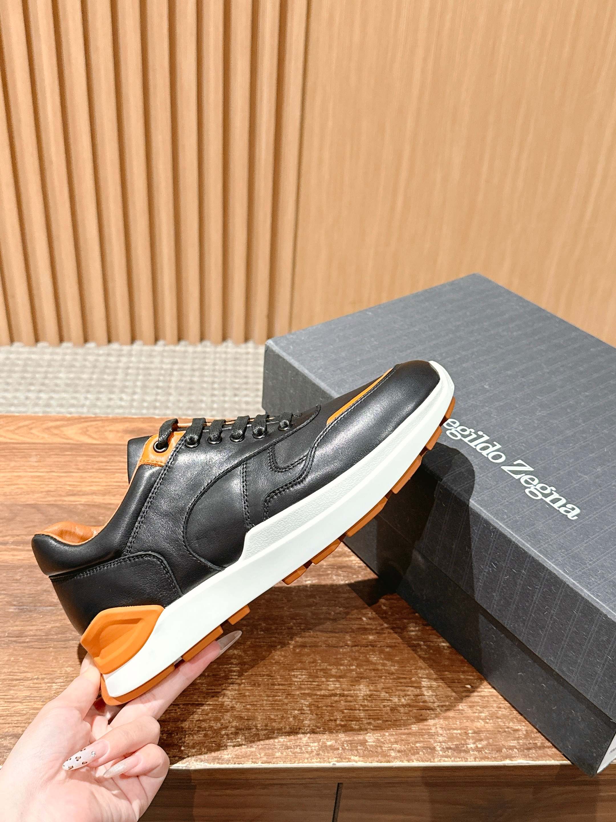 Ermenegildo Zegna Genia Milano Sports Shoes: Modern, Stylish, and Versatile. - 图片 5