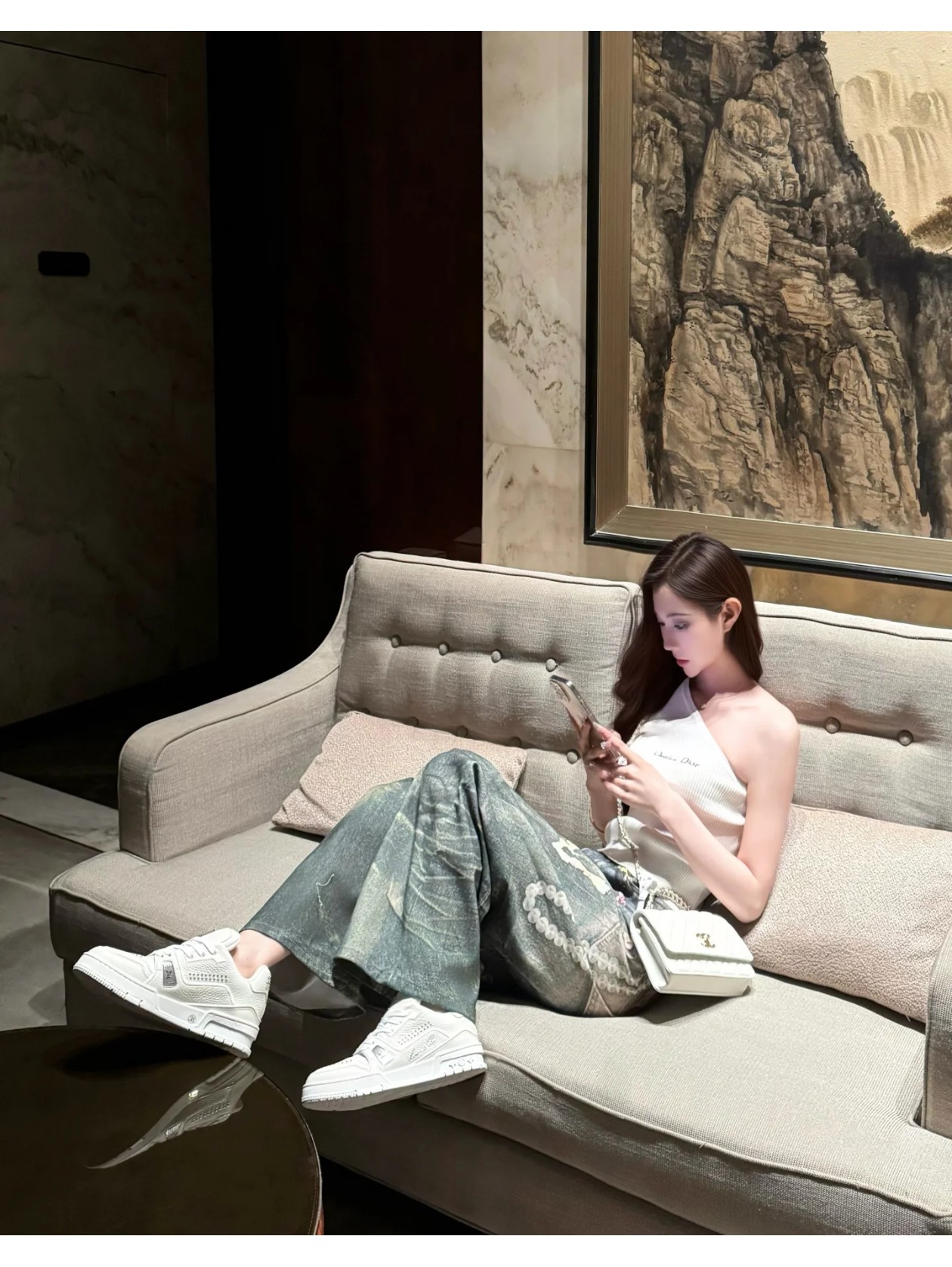 NO:486634,Reference for foot pictures #, casual shoes/sports shoes, sneakers19860909上脚图参考#,休闲鞋/运动鞋,sneakers,Women's Shoes