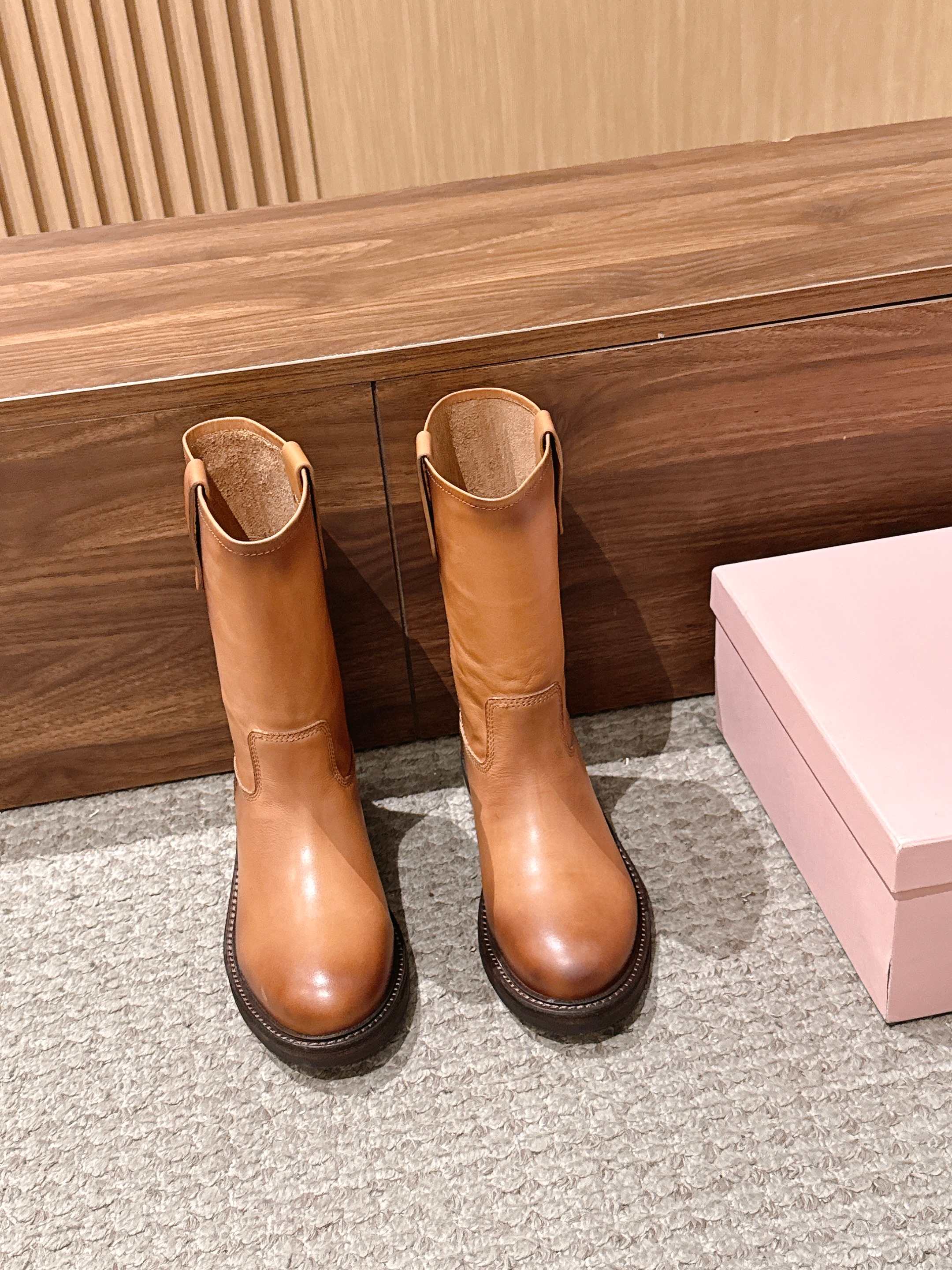 Tan Boots