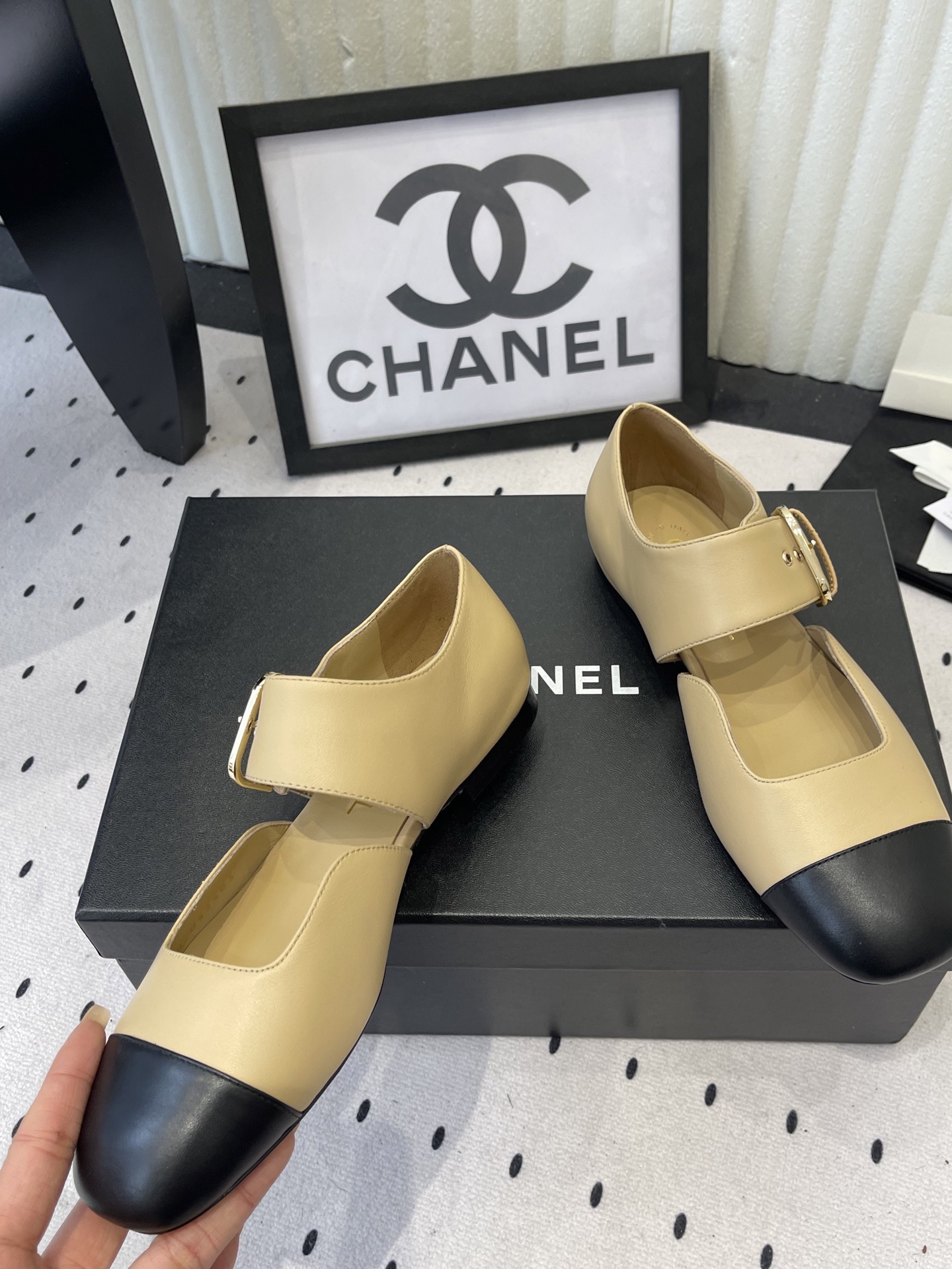 Chanel Chanel早春新款平底单鞋 高版本