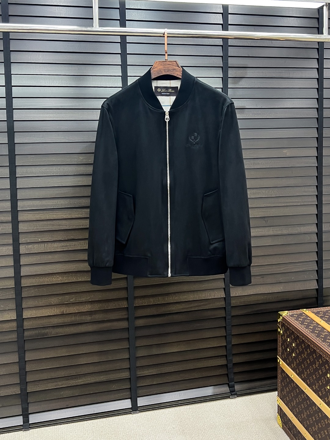Loro Piana Heren Bomberjack - Klassiek, Stijlvol & Comfortabel - Perfect voor Elke Gelegenheid