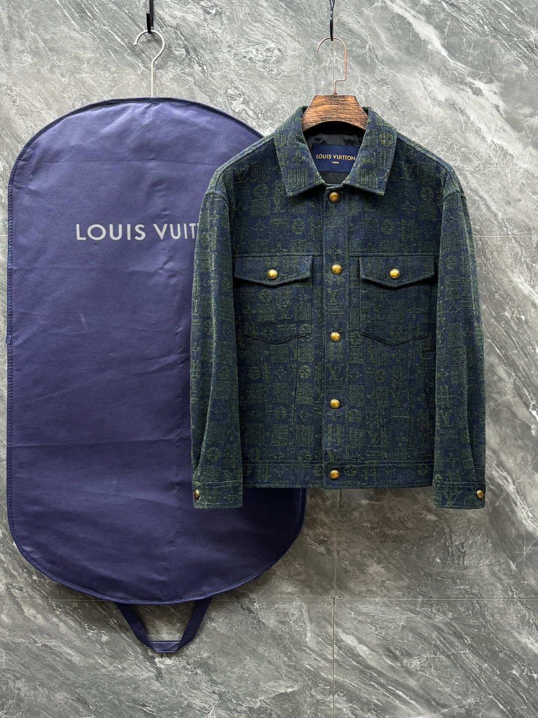 Louis Vuitton Denim Jas Heren Herfst 2025 - Originele Kwaliteit, Super Zacht