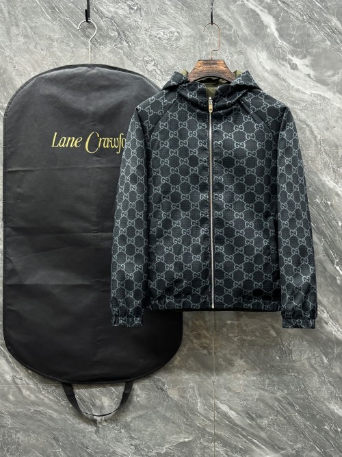 Gucci Reversible Jacket - Original Custom Hardware - Double-Sided Design 1 Gucci Reversible Jacket - Original Custom Hardware - Double-Sided Design