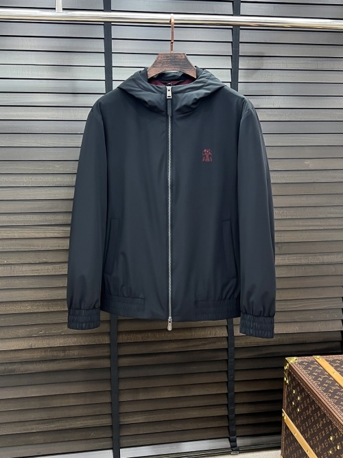 Brunello Cucinelli Hooded Down Jacket - Lightweight & Stylish Outerwear 1 Brunello Cucinelli Hooded Down Jacket - Lightweight & Stylish Outerwear