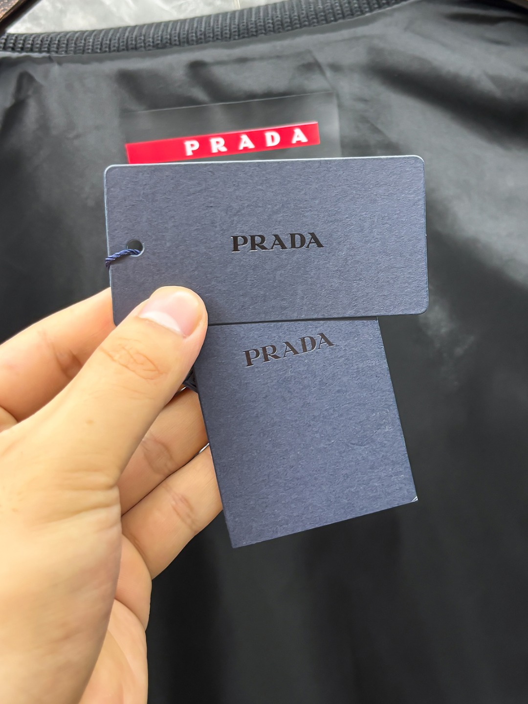 C-42 Prada 普拉达 25秋冬针织拼接立领加棉夹克外套选用定制高密针织面料 原版P家纱线与机织工