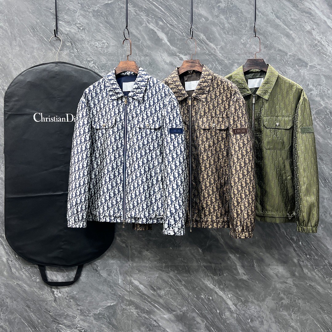 Dior Oblique Jacquard Zip Jacket