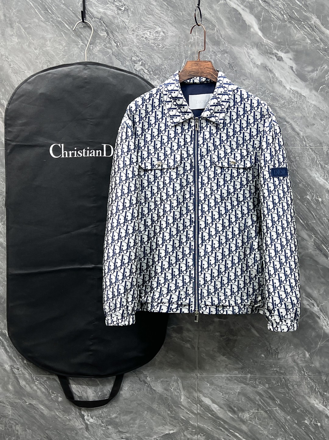 Dior Oblique Jacquard Zip Jacket