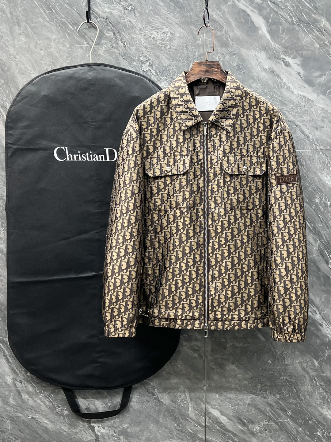 Dior Oblique Jacquard Zip Jacket