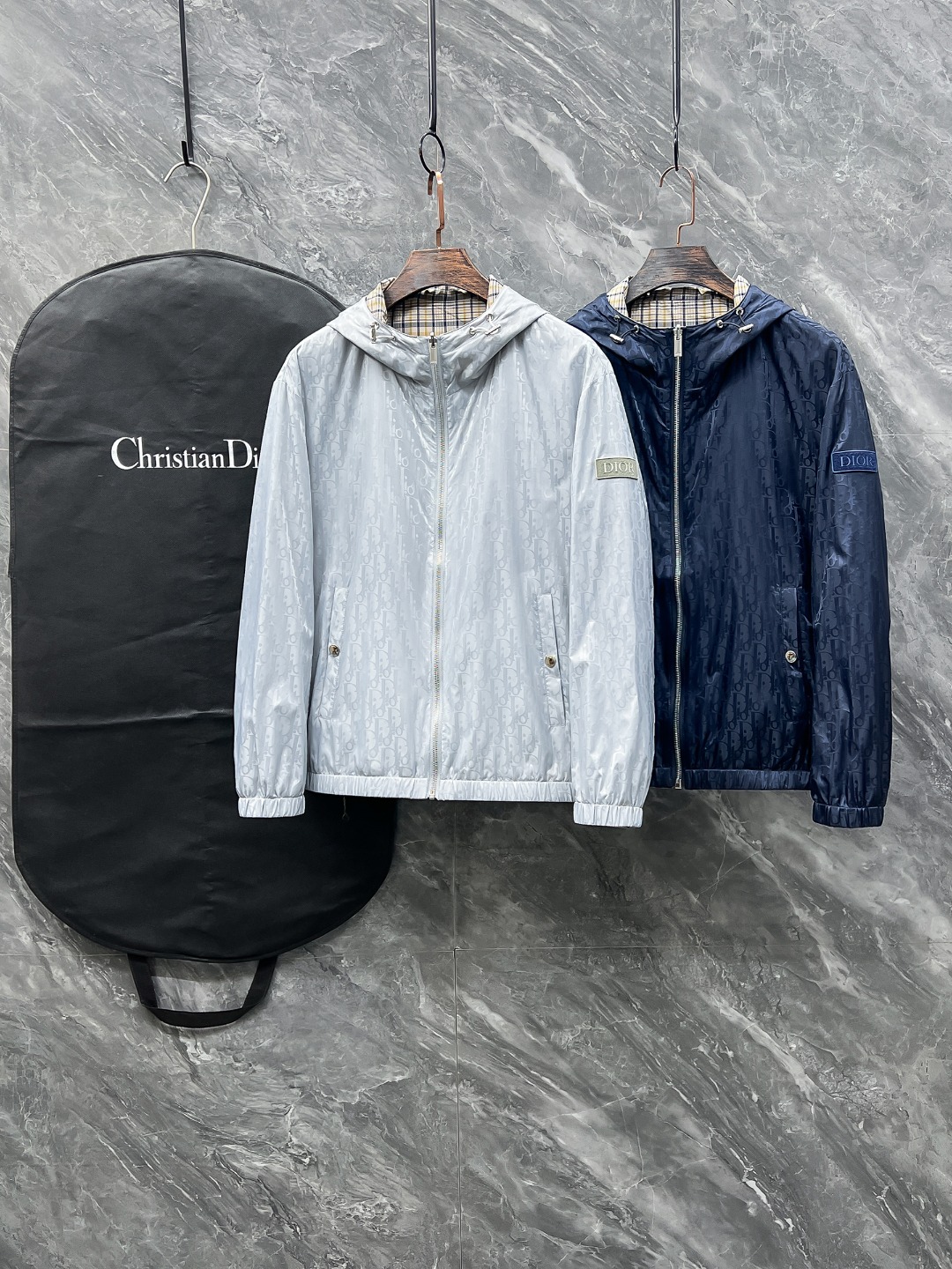 Dior Oblique Reversible Hooded Jacket