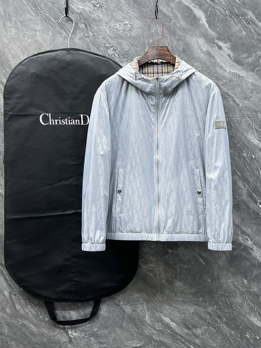Dior Oblique Reversible Hooded Jacket