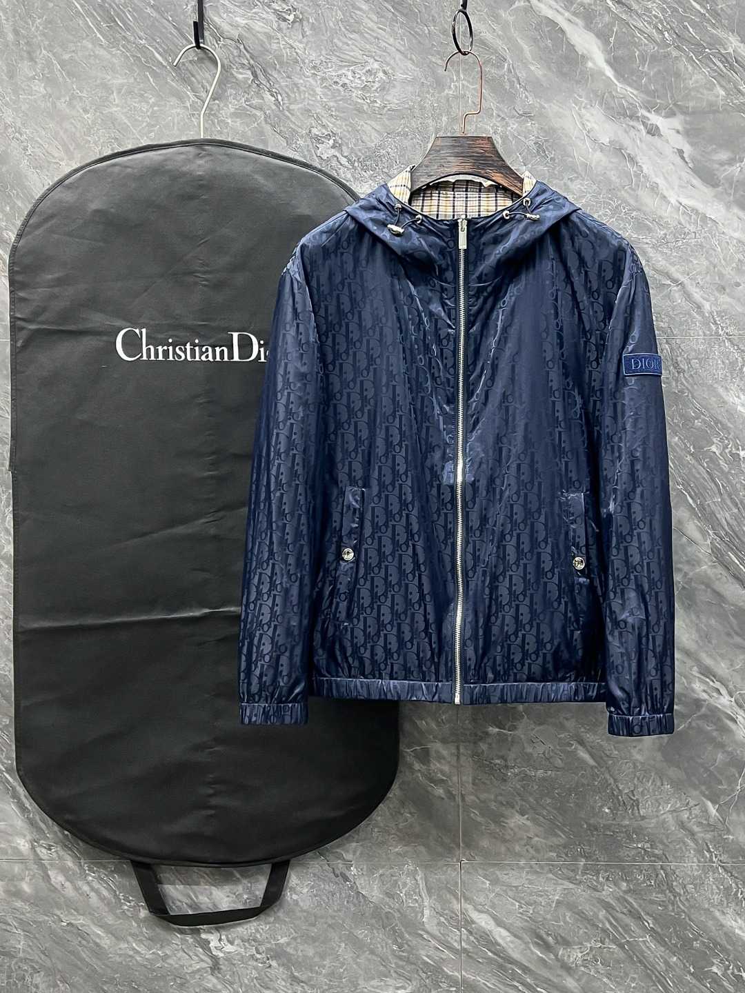 Dior Oblique Reversible Hooded Jacket