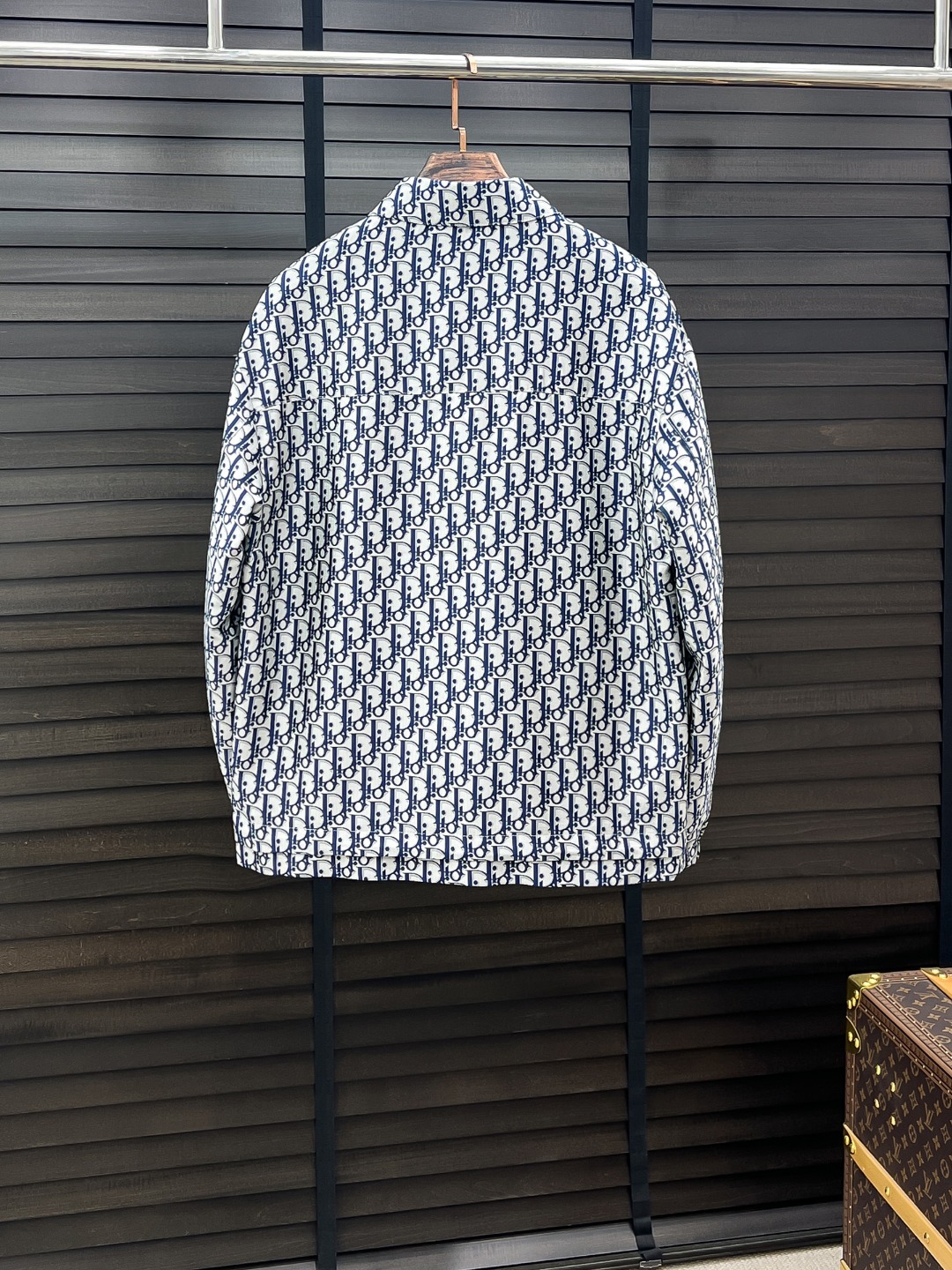 Dior Oblique Patch Collared Jacket