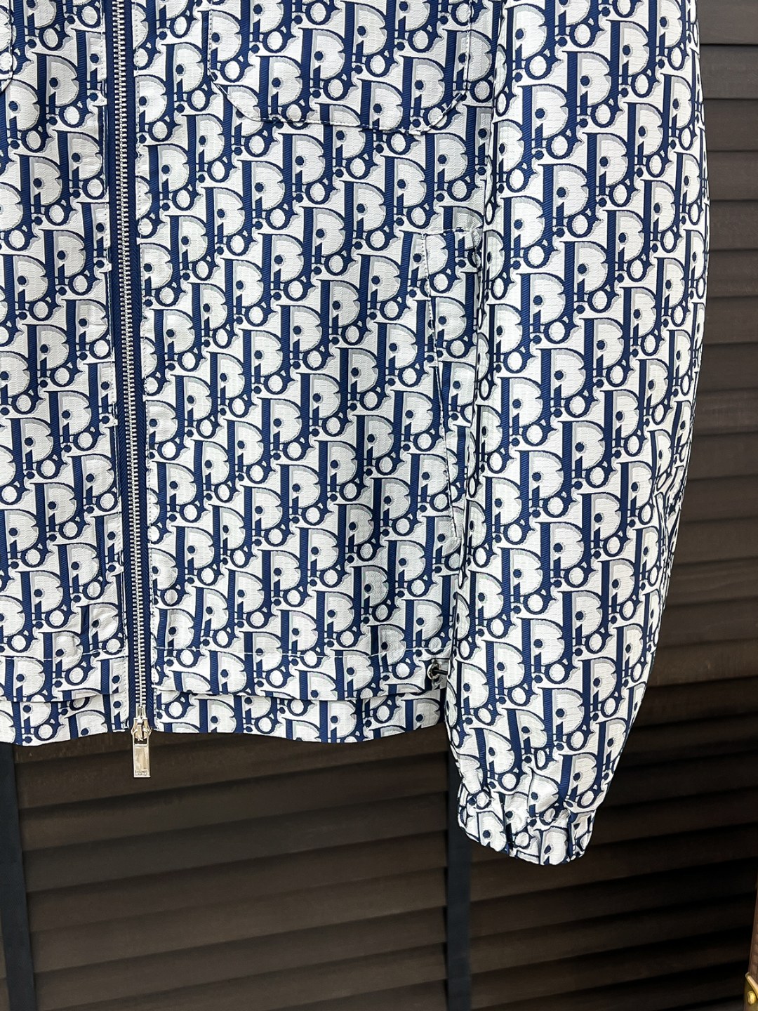 Dior Oblique Patch Collared Jacket