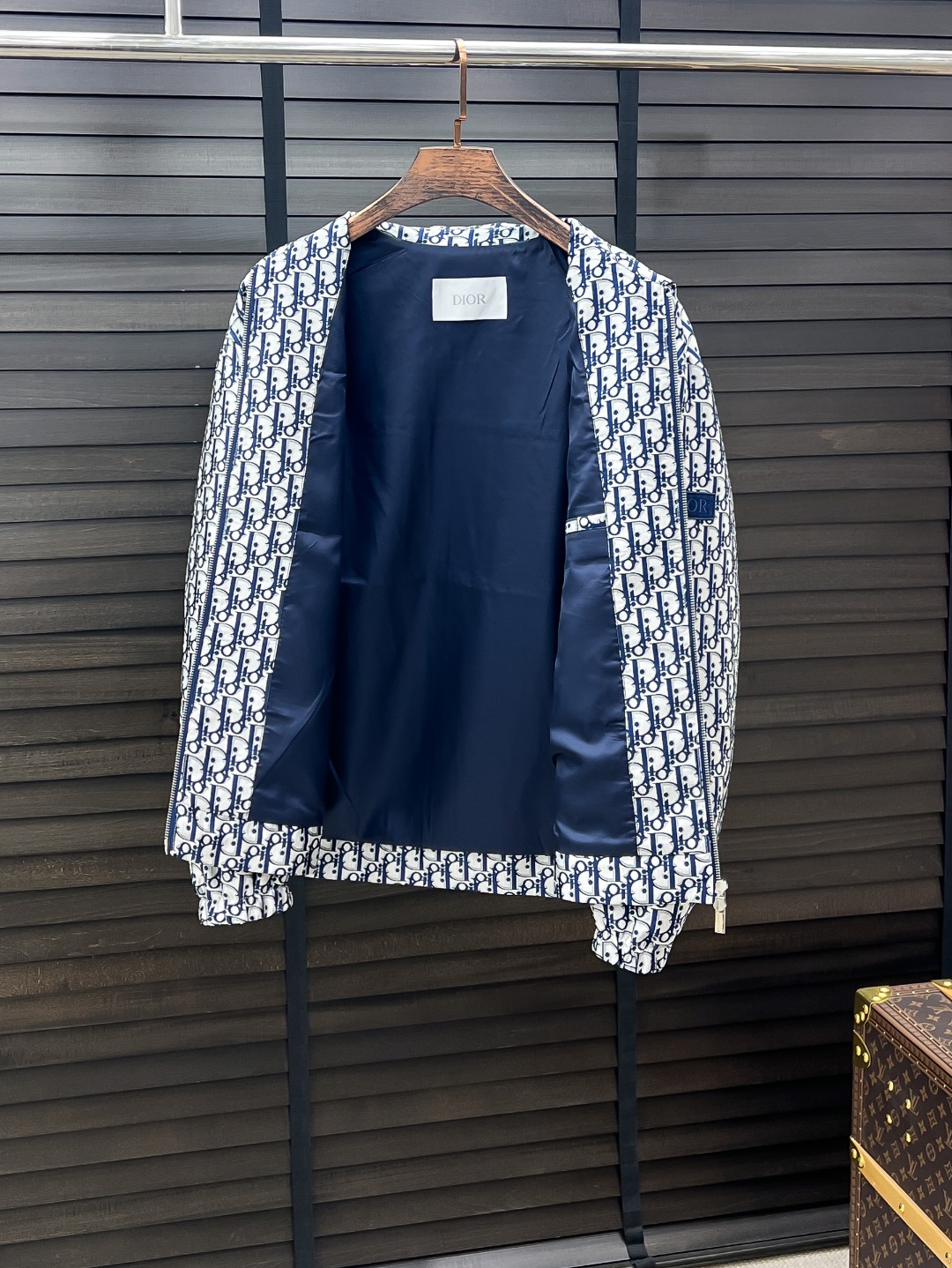 Dior Oblique Patch Collared Jacket