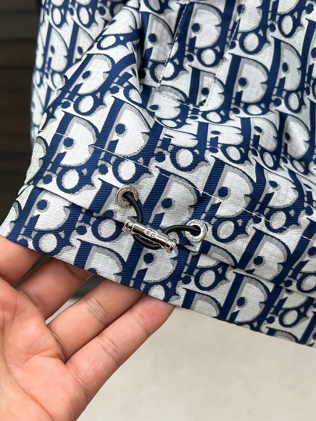 Dior Oblique Patch Collared Jacket