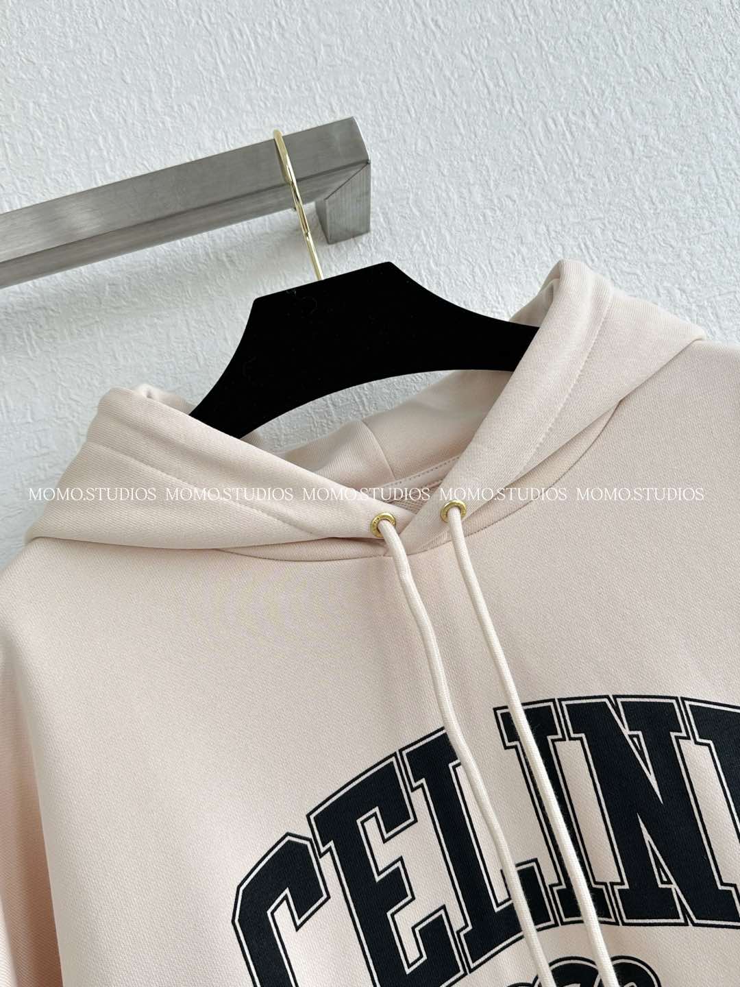 Celine Women's Letter Print Hoodie - Comfortable & Stylish Sweatshirt 9 i1740563245874 6106 0 7