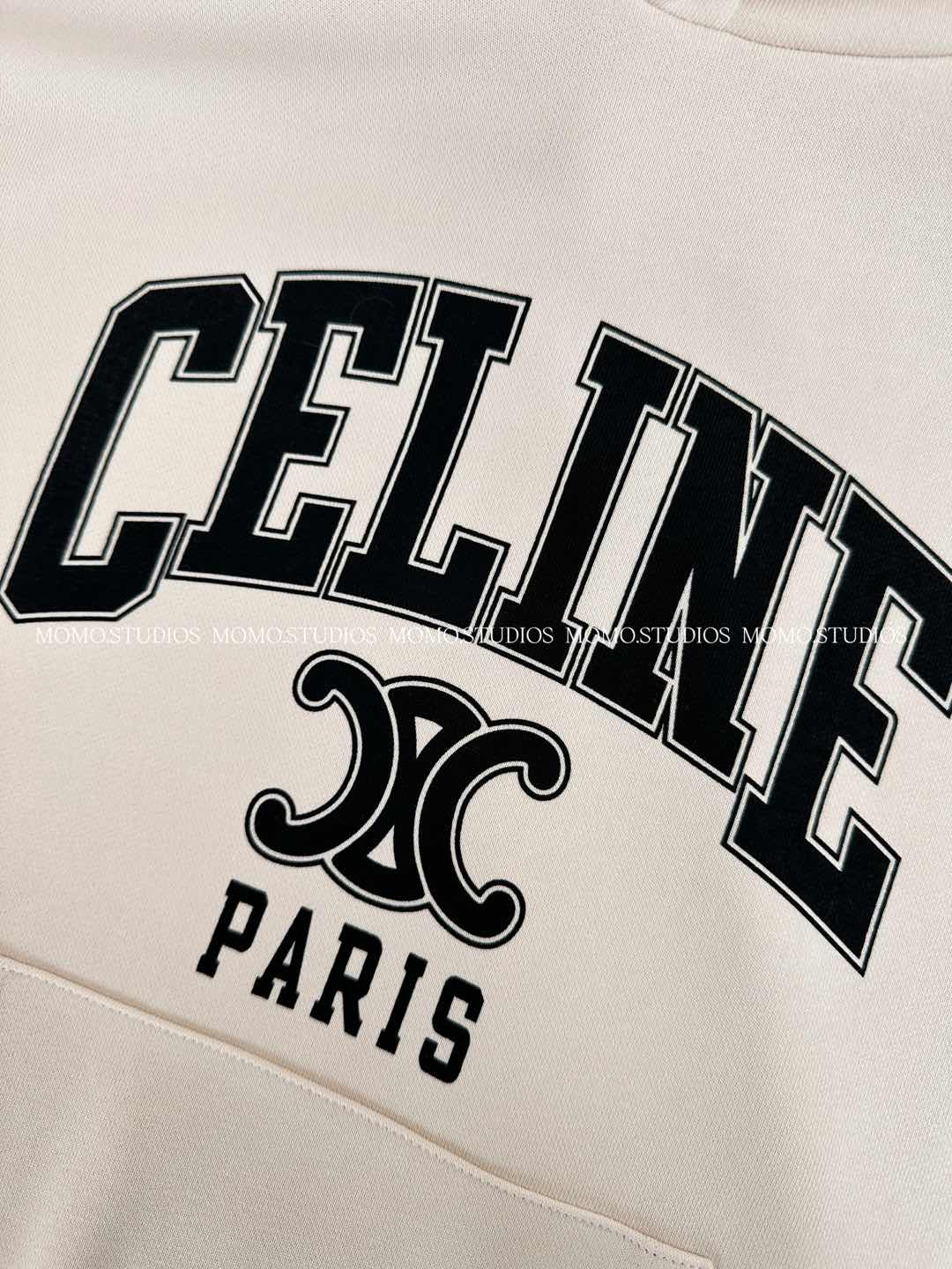 Celine Women's Letter Print Hoodie - Comfortable & Stylish Sweatshirt 10 i1740563245875 9192 0 8
