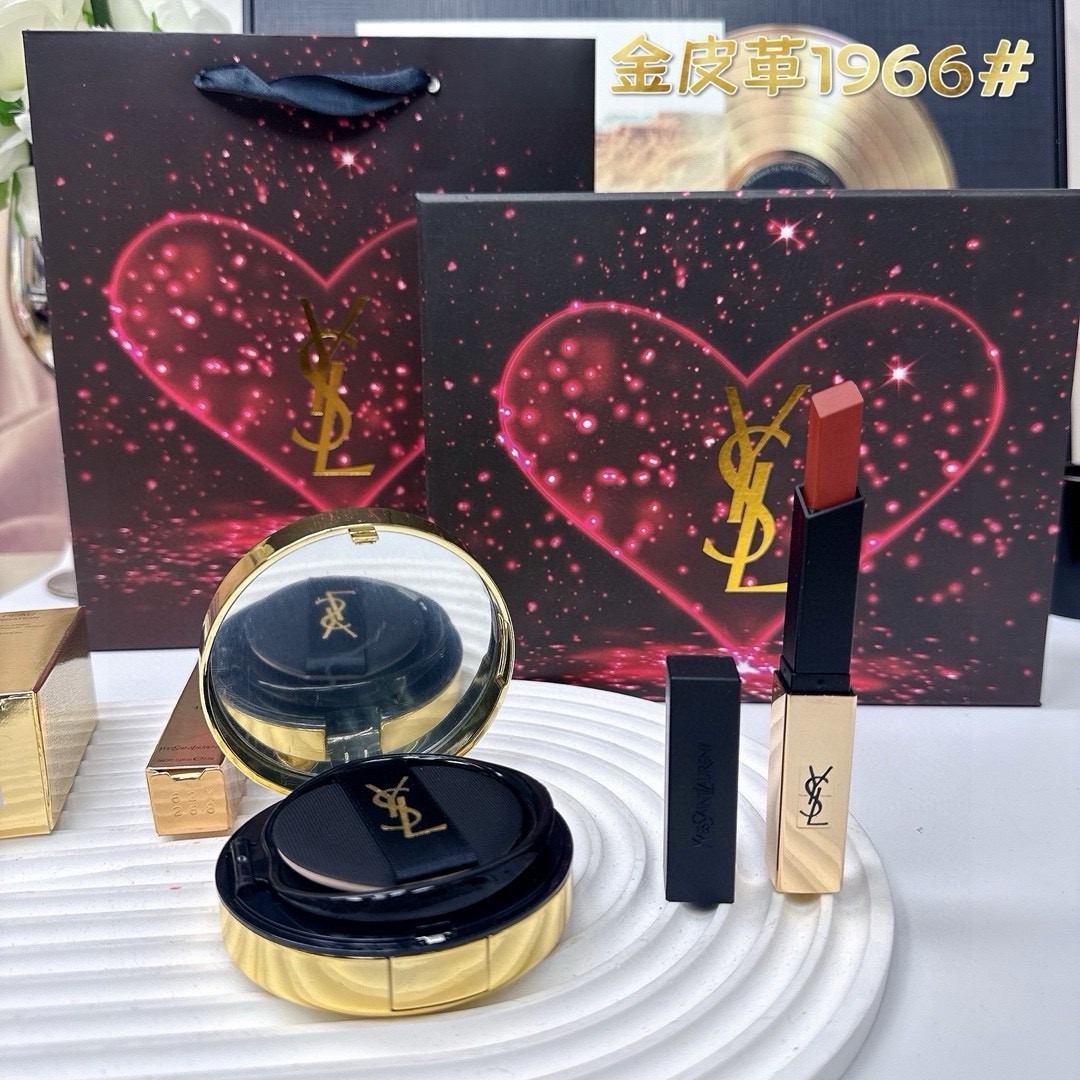 来自YSL情人节限定气垫口红礼盒 6