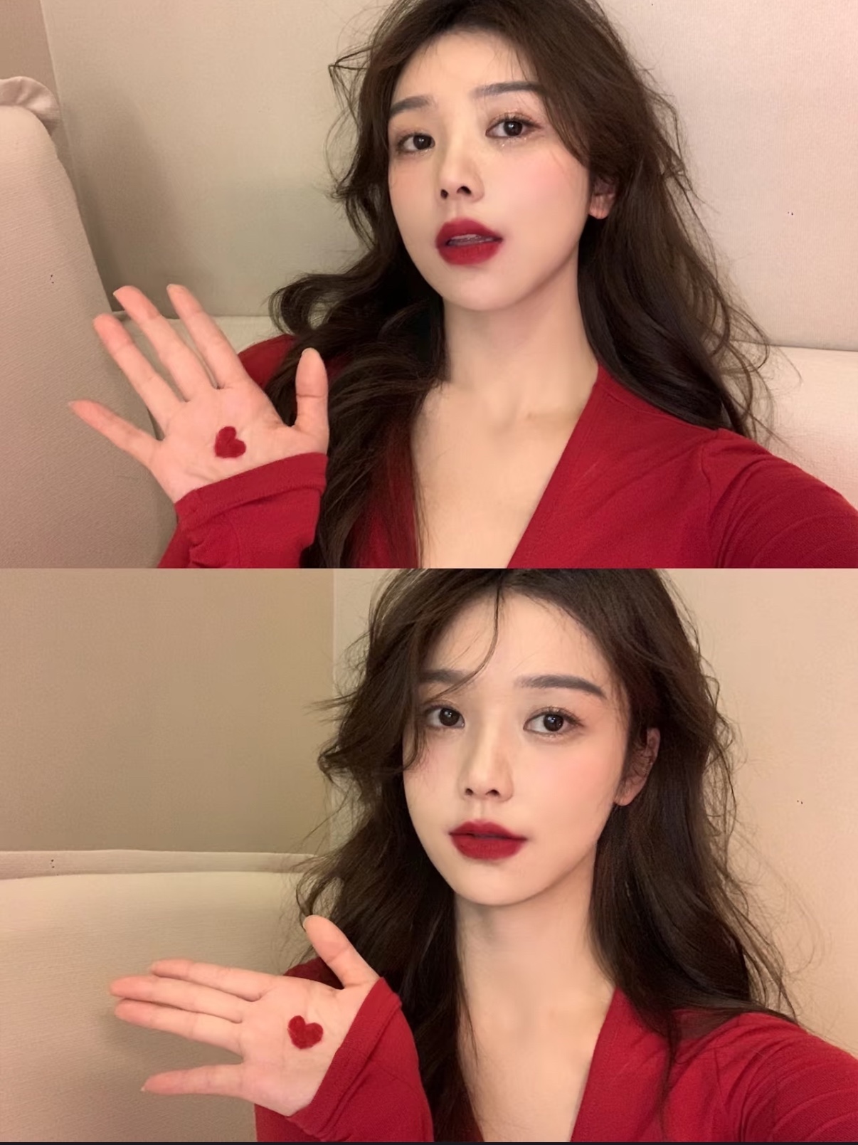 纪梵希红丝绒口红n37➕明星散粉01 9