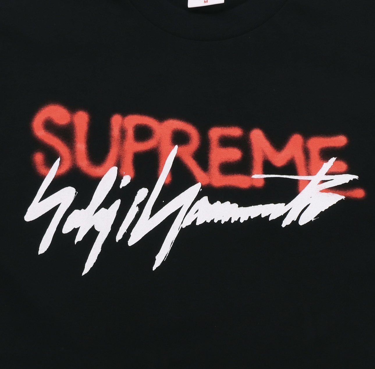 MDL#M801: Supreme x Yohji Yamamoto Joint Designer T-shirts in Black & White - 图片 4