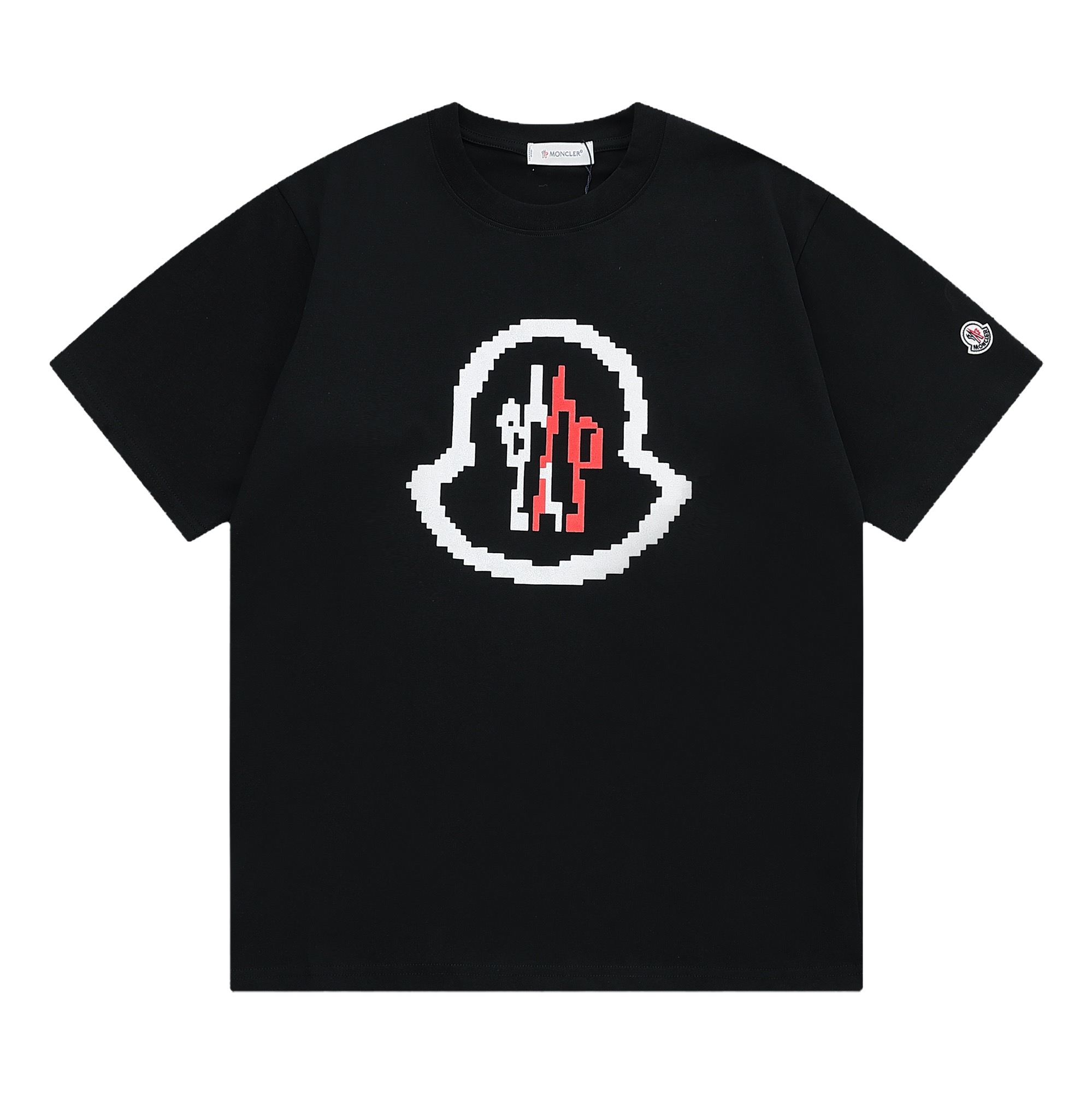 Moncler/Monkey Marseeklogo Cotton Top: Original Fabric, Refined 1980s-Inspired Design