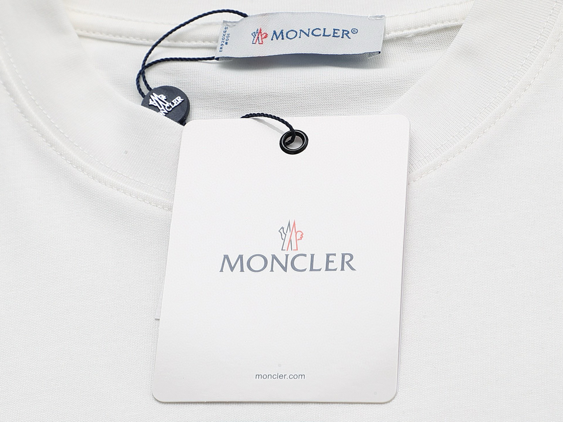 Moncler/Monkey Classic Cotton Top with Refined 1980s Logo, Unisex, XS-L, Original Fabric. - 图片 4