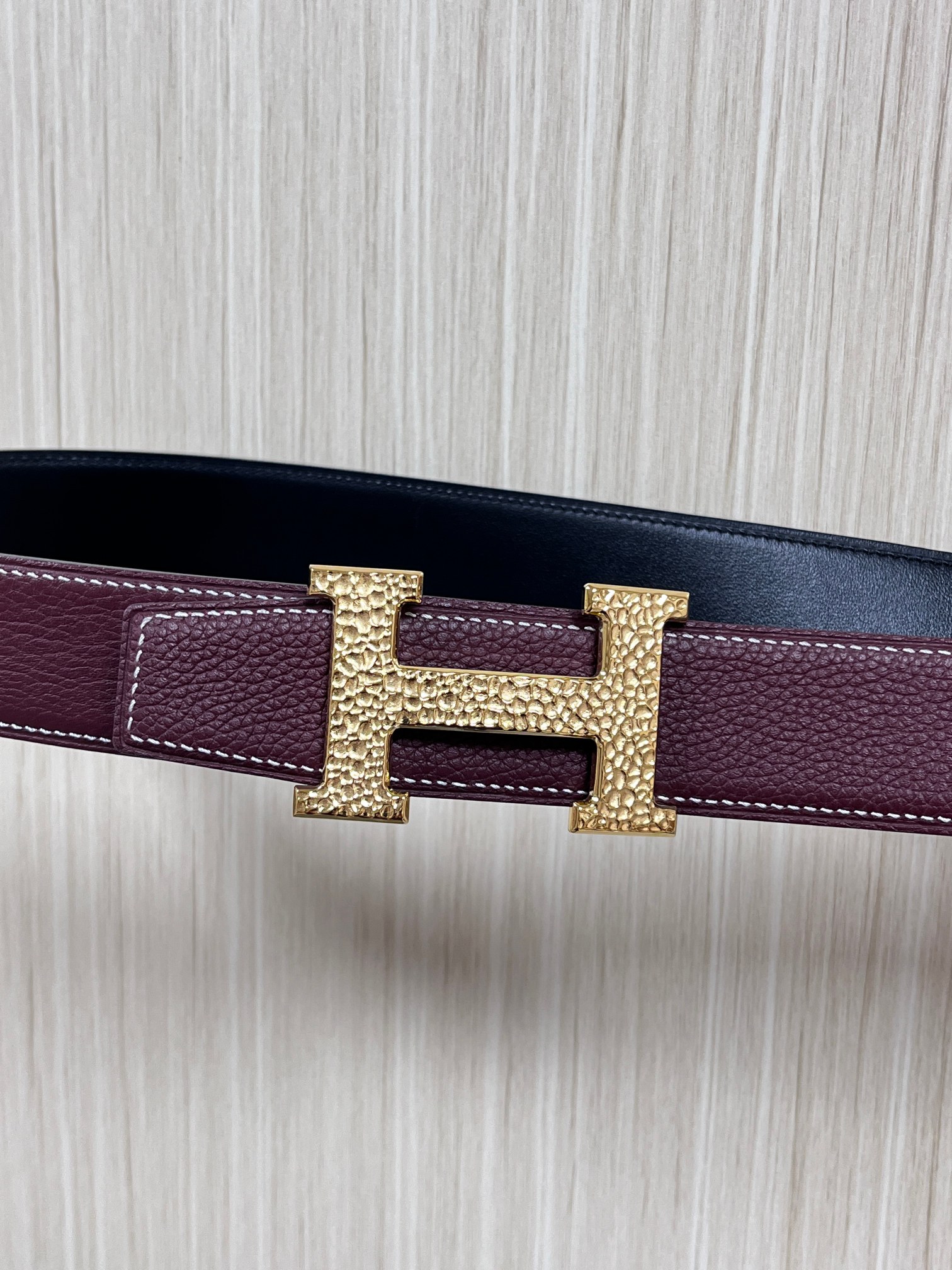 Hermes Style Black Leather Men's Belts Lookbook Reference image 2