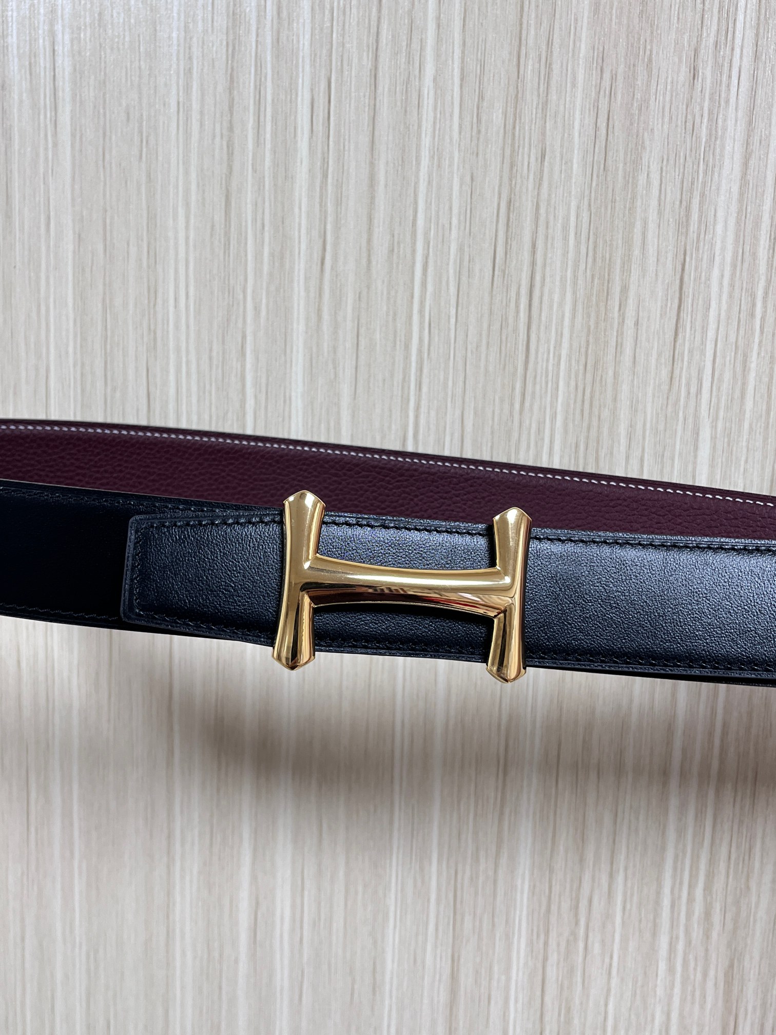 Hermes Style Black Leather Men's Belts Lookbook Reference image 1