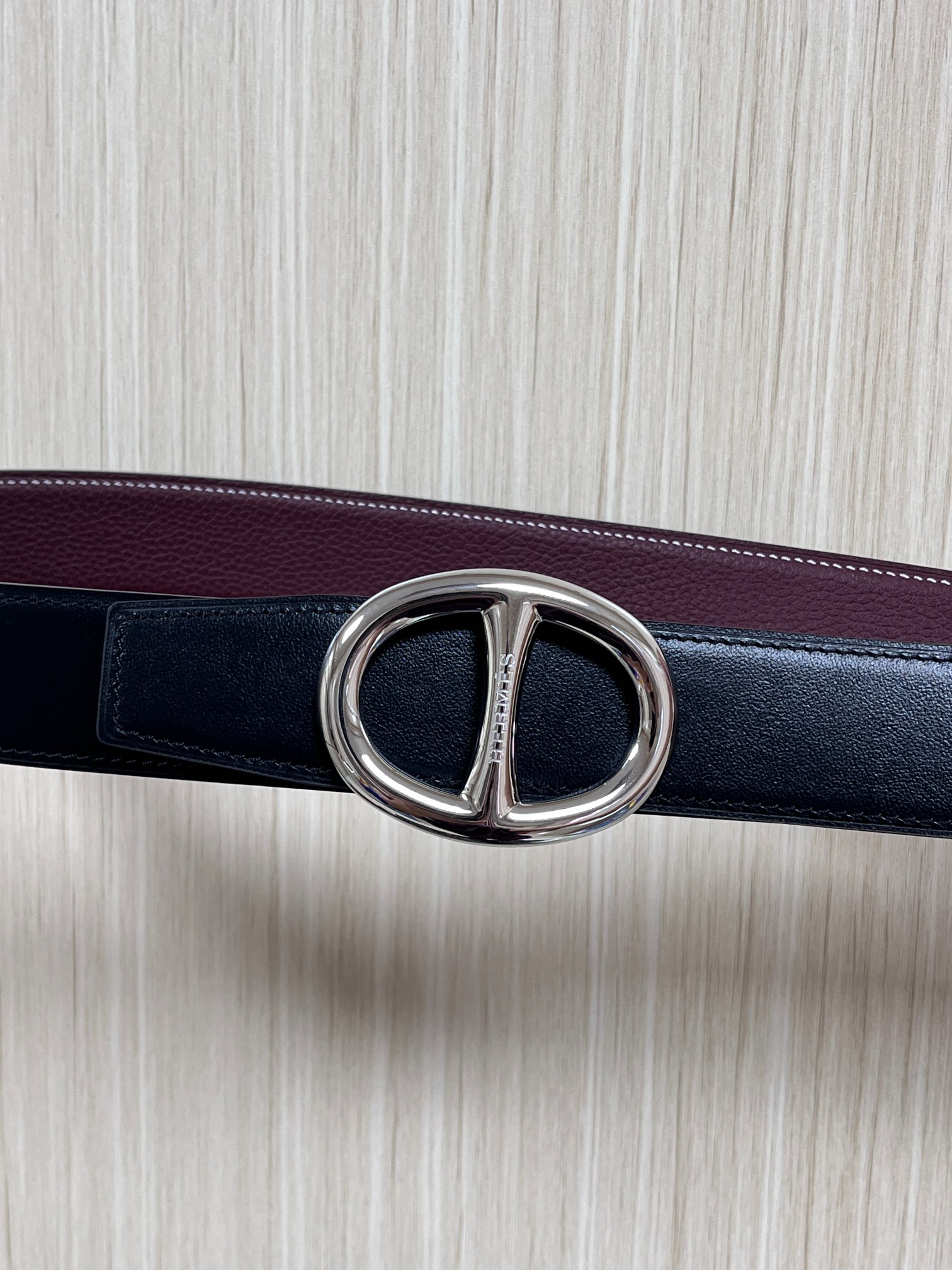 Hermes Style Black Leather Men's Belts Lookbook Reference image 1