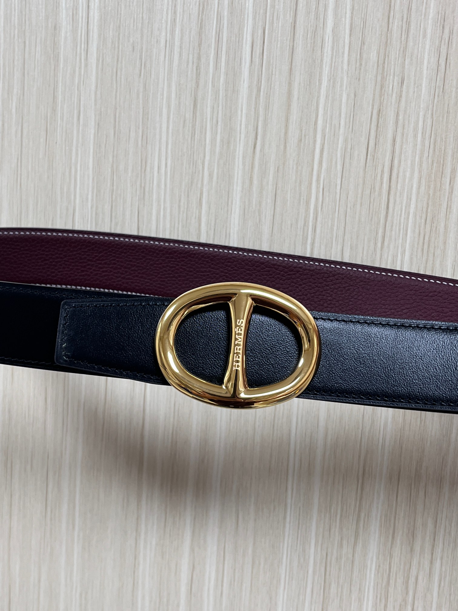 Hermes Style Black Leather Men's Belts Lookbook Reference image 1