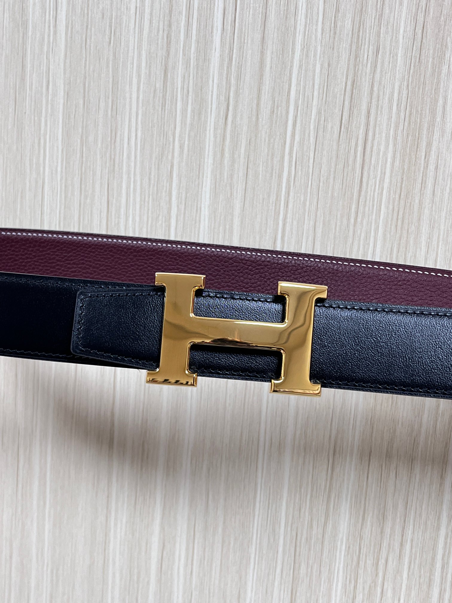 Hermes Style Black Leather Men's Belts Lookbook Reference image 1