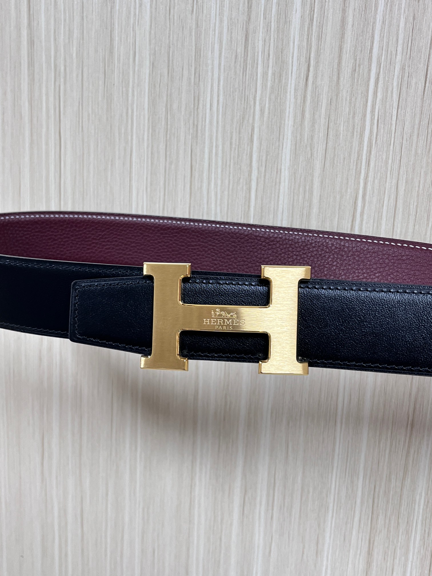 Hermes Style Black Leather Men's Belts Lookbook Reference image 1