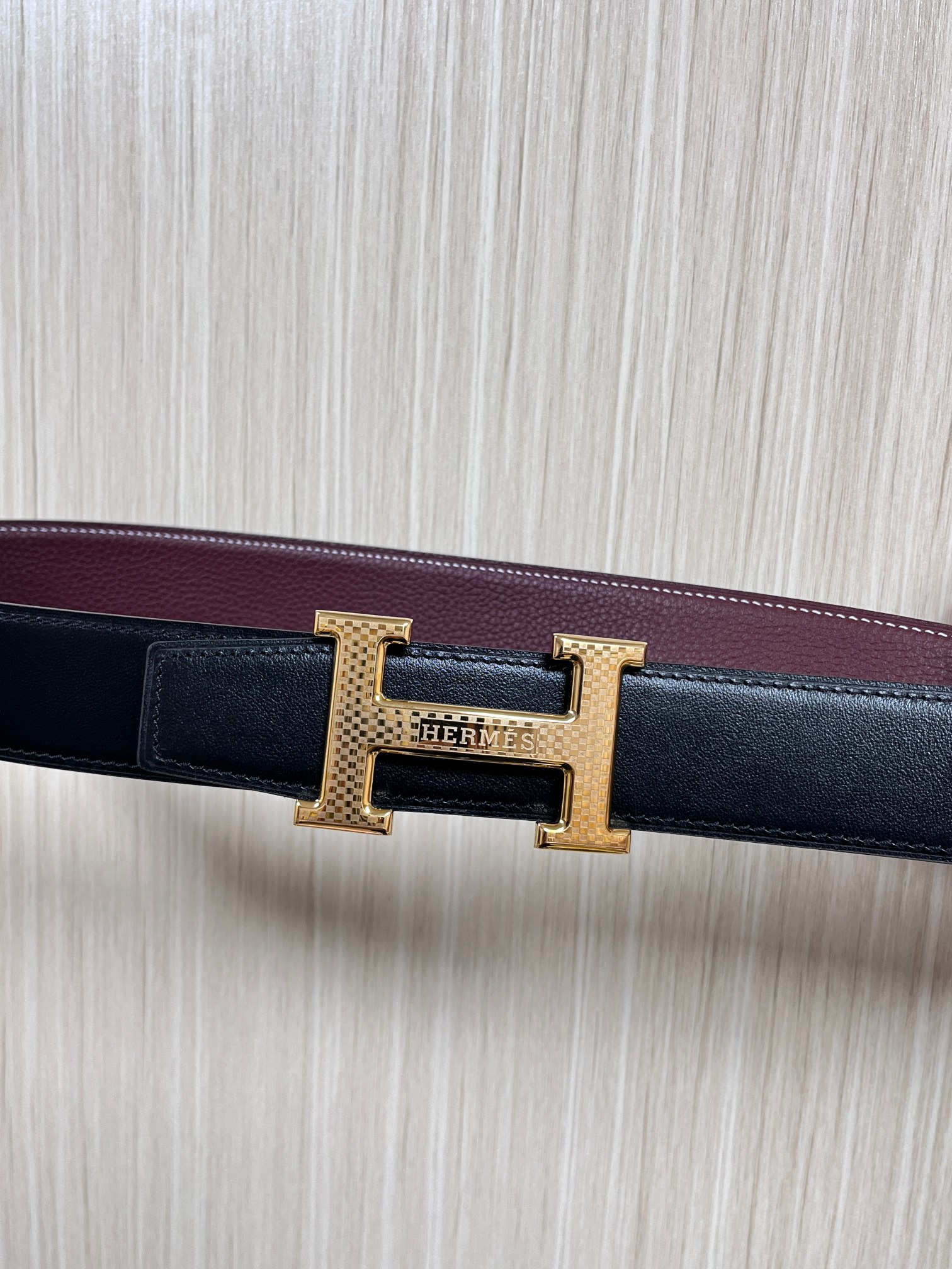 Hermes Style Black Leather Men's Belts Lookbook Reference image 1